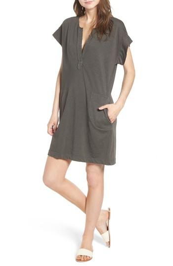 Women's Splendid Casual Jersey Dress - Grey