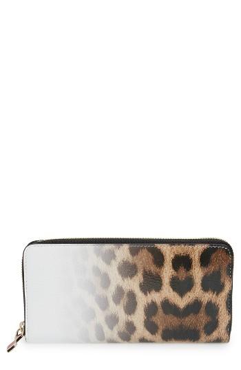 Women's Christian Louboutin Panettone Calfskin Leather Wallet -