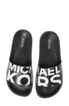 Women's Michael Michael Kors Gilmore Slide Sandal M - Black