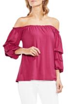 Women's Vince Camuto Off The Shoulder Tiered Top - Pink