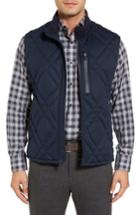 Men's Andrew Marc Eden Quilted Down Vest, Size - Blue