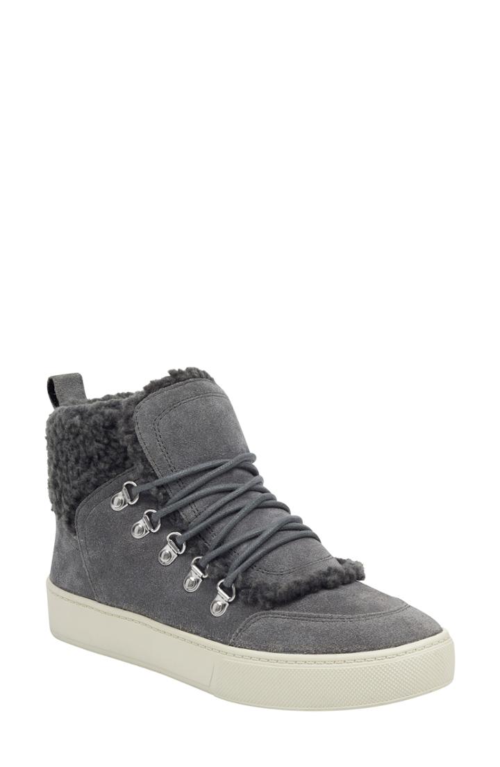 Women's Marc Fisher D Sana Sneaker, Size 5.5 M - Grey