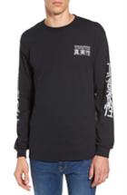 Men's The Rail Truth Tiger Graphic Long Sleeve T-shirt - Black