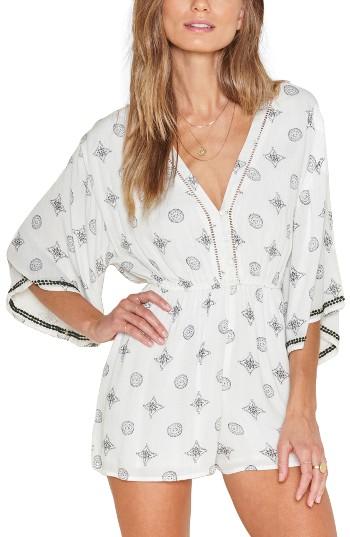 Women's Amuse Society Terra Romper - White