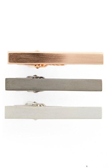 Men's The Tie Bar Brass Tie Bar Gift Set (3-pack)