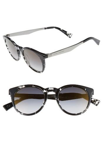 Women's Marc Jacobs 47mm Keyhole Sunglasses - Havana Crystal