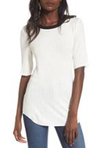 Women's Love, Fire Knit Ringer Tee
