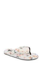 Women's Jane And The Shoe Jaime H Flip Flop, Size 6 M - White