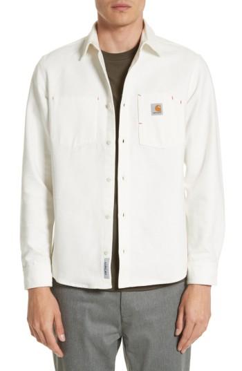 Men's Carhartt Work In Progress Shirt Jacket, Size - Black