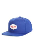 Men's Brighton Obtuse Snapback Baseball Cap - Blue