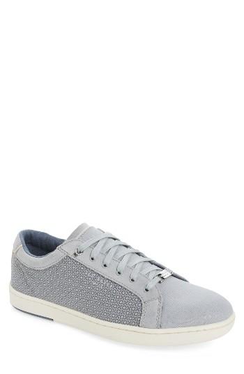Men's Ted Baker London Ternur Geo Print Sneaker M - Grey