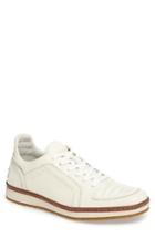 Men's John Varvatos Star Usa Barrett Creeper Low Sneaker .5 M - White