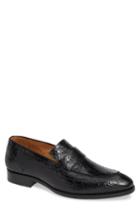 Men's Mezlan Bixby Genuine Crocodile Penny Loafer .5 M - Black