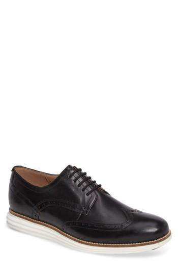 Men's Cole Haan Original Grand Wingtip .5 M - Black