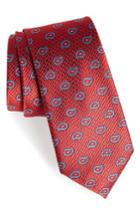 Men's Nordstrom Men's Shop Clarksonton Paisley Silk Tie, Size - Red