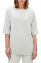 Women's Lafayette 148 New York Relaxed Cashmere Pullover - Green