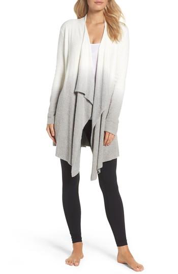 Women's Barefoot Dreams Cozychic Lite Calypso Wrap Cardigan /x-large - White