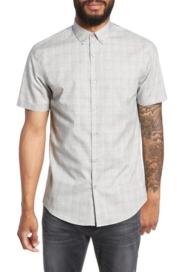 Men's Calibrate Check Sport Shirt - Grey