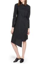 Women's Halogen Poplin Shirtdress - Black