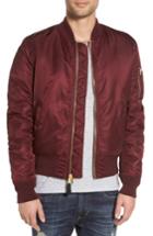 Men's Alpha Industries 'ma-1' Slim Fit Bomber Jacket, Size - Burgundy