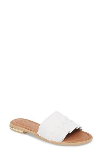Women's Sudini Ravenna Slide Sandal W - White