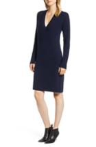 Women's Halogen V-neck Sweater Dress