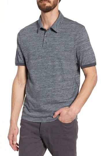 Men's James Perse Fit Top Dyed Polo, Size 1(s) - Grey