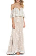 Women's Jarlo Davilea Off The Shoulder Lace Gown - Ivory
