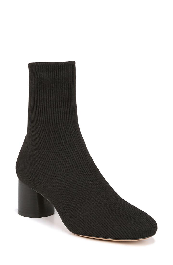 Women's Vince Tasha Sock Bootie .5 M - Black