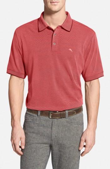 Men's Tommy Bahama 'new Pebble Shore' Short Sleeve Polo - Orange
