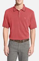 Men's Tommy Bahama 'new Pebble Shore' Short Sleeve Polo - Orange