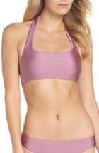 Women's Becca Ballerina Halter Bikini Top - Purple