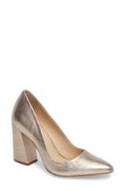 Women's Vince Camuto Talise Pointy Toe Pump M - Metallic