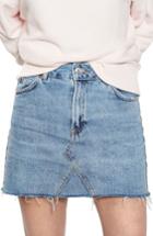 Women's Topshop Denim Miniskirt