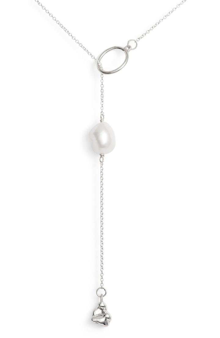 Women's Faris Neb Pearl Y-necklace