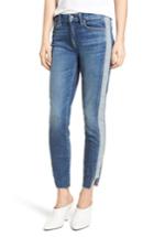 Women's 7 For All Mankind Side Panel Inset Ankle Skinny Jeans - Blue