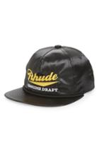 Men's Rhude Genuine Draft Satin Snapback Baseball Cap -