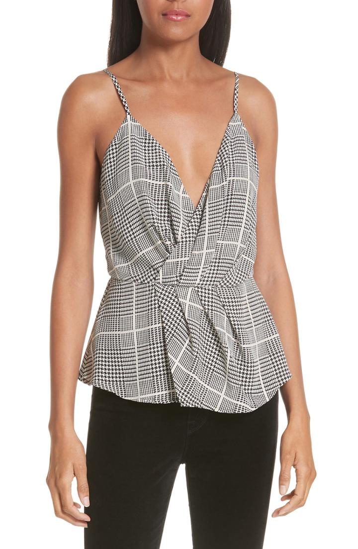 Women's L'agence Chiara Glen Plaid Blouse