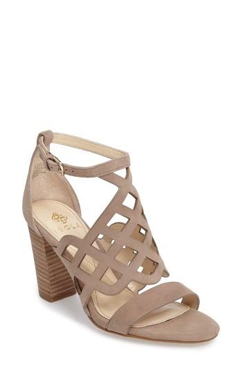 Women's Isola Despina Cutout Ankle Strap Sandal .5 M - Beige