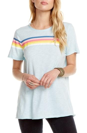 Women's Chaser Stripe Tee - White