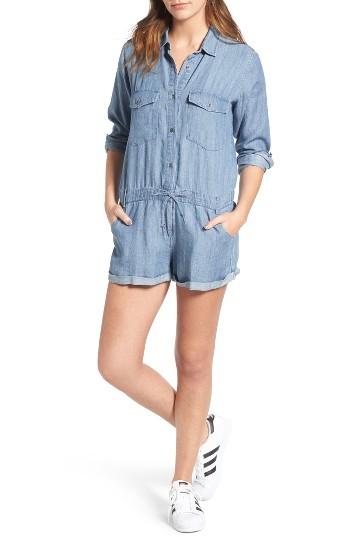Women's Rails Johnny Chambray Utility Romper