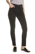 Women's We The Free By Free People Stella High Waist Skinny Jeans - Black
