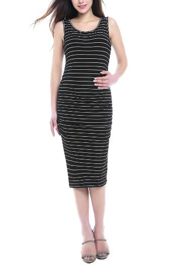 Women's Kimi And Kai Tobi Stripe Maternity Dress
