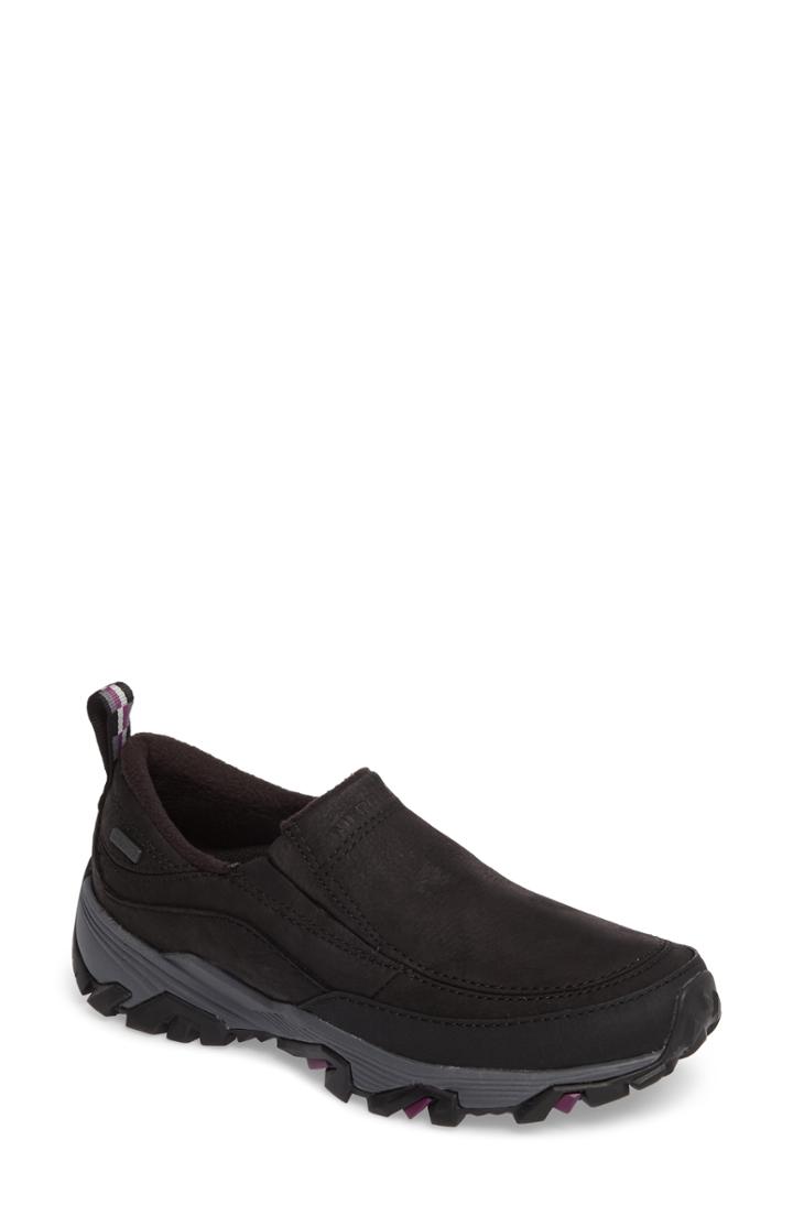 Women's Merrell Coldpack Ice Waterproof Slip-on Sneaker .5 M - Black