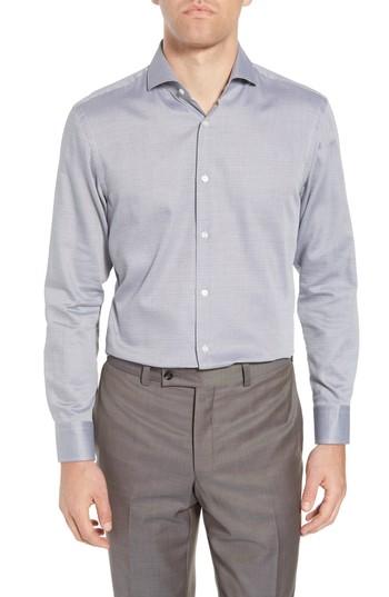 Men's Boss Sharp Fit Dress Shirt R - Grey