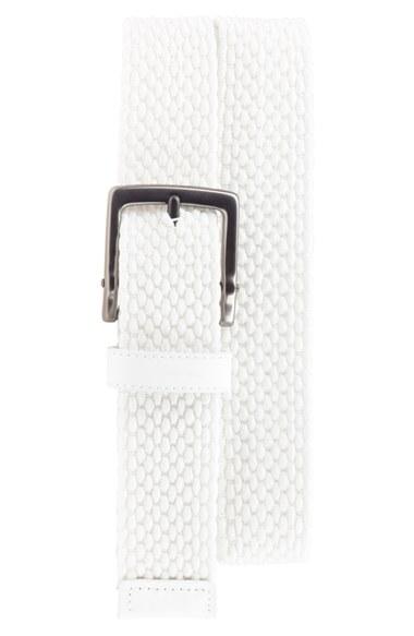 Men's Nike Stretch Woven Belt - White
