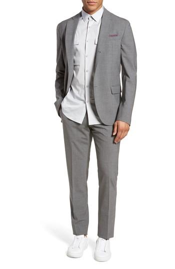 Men's Eleventy Trim Fit Stretch Wool Suit