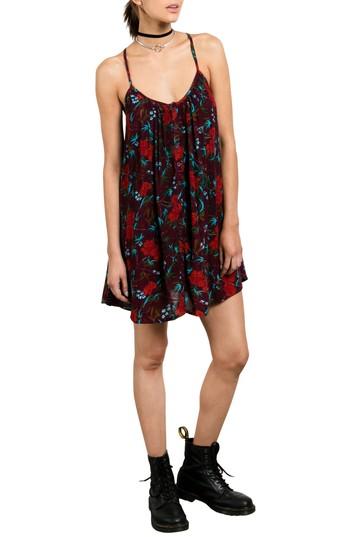 Women's Volcom Mix A Lot Trapeze Slipdress - Purple