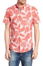 Men's Bonobos Riviera Slim Fit Palm Print Sport Shirt - Pink