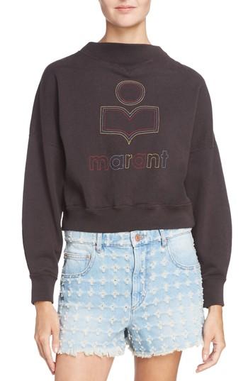 Women's Isabel Marant Etoile Odilon Sweatshirt Us / 36 Fr - Black